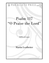 Psalm 117 - O Praise the Lord SATB choral sheet music cover